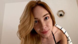 Stepbro taught stepsis how to squat on a dick to keep her warm - Loly Nebel