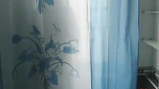 Blonde Girl's Blowjob and Hardcore Fuck in Bathroom