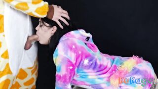 Deep Throat Struggle: His Huge Cock Fills My Throat