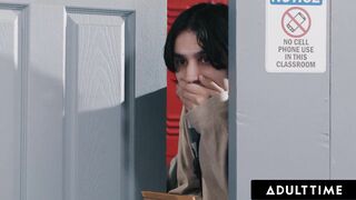 ADULT TIME - Boy Caught Stepmom Lauren Phillips Having Lesbian Affair With MILF Teacher Siri Dahl