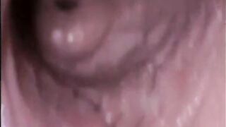 Close-Up Pussy Creampie on Webcam (Doggy Style) -2