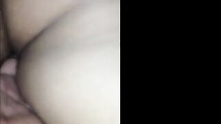 He fingers his Egyptian girl's pussy from behind