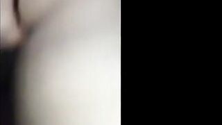 He fingers his Egyptian girl's pussy from behind