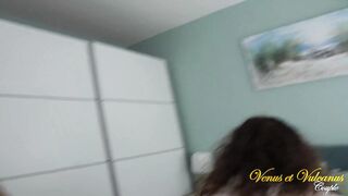 Stepmom Takes the RISK! Stepson Walks in the Room Where Stepmom Reads a Book and FUCK HER!