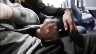 Public Handjob with Amateur Babe -2