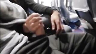 Public Handjob with Amateur Babe -2