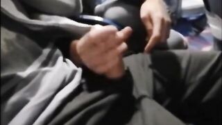 Public Handjob with Amateur Babe -2