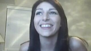 Cutie Bater Plays with Dildo on Webcam