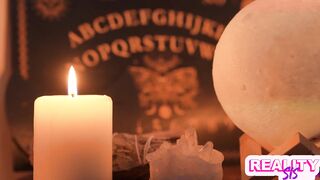 Goth Stepsis Anna Claire Clouds Spellbound Stepbro's Cock to Gain his Seed of Approval