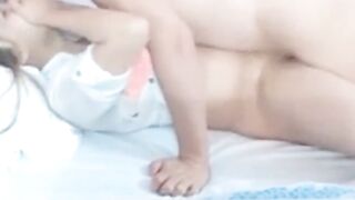 Hot Colombian Blonde Couple's Webcam Fuck -2