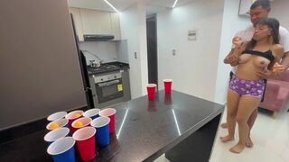 I teach my stepsister a new game so I can strip her and fuck her hard and nice and give her my milk