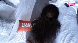 Big Ass petite Stepsis rides me like crazy until cum in her pussy