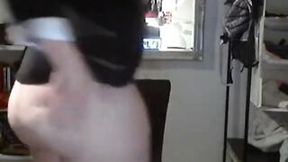 Big Tits Webcam Girl Shows Off Her Hot Ass