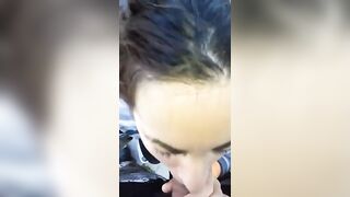 Sperma im Gesicht einer Schweizer Amateurin -2