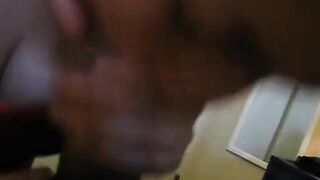 Amateur Babe Sucks a Big Cock