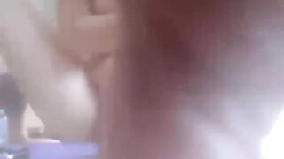 MILF Squirts Hard on Webcam