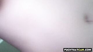 Big Dildo, Lil Pussy - Solo Female Orgasm