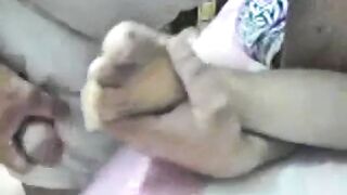 Egyptian Girl's Hot Milk Footjob