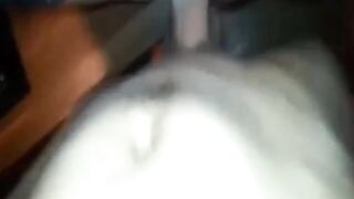 Amateur Couple's Passionate Stockings Sex with Creampie