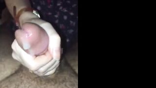Amateur POV Handjob Ends in Massive Cumshot