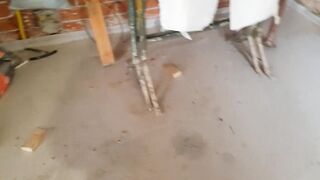 On a Building Site, I Pay a Worker with Anal and Get Cum in My Ass