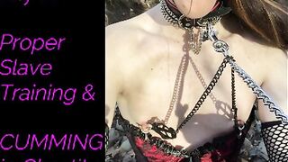 Ladyboy Kitty's Solo Anal Masturbation in Lingerie