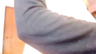 Rhoswen teases her big ass and pussy with a sex toy