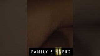 FAMILY SINNERS - Brunette Stepsister Gets Wild With Her Stepbrother When No One Else Is Home