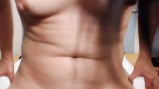 Latina Amateur Fucks Her Hitachi on Webcam