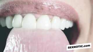 Sensual Asian MILF Gives Tongue Blowjob