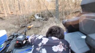 BBW Creampied in Public - Waterfall Adventure