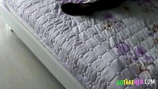 Horny Chinese MILF Mom Satisfies Herself