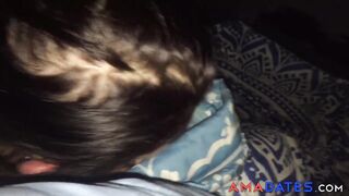 Big-Titted MILF Loves Sucking Her Neighbor's Cock