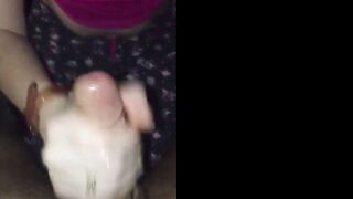 Amateur POV Handjob Ends in Massive Cumshot -2