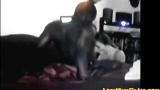 BBW Rides Her BBC on Webcam