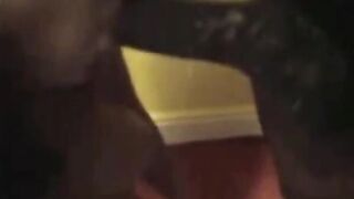 White Girl Drools On Huge Black Cock