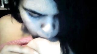 Arab Babe Shows Off Her Big Tits on Webcam