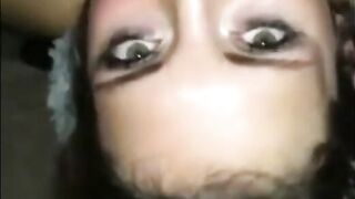 Town Slut's Mouth Gets Used Roughly by a Stranger.