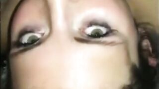 Town Slut's Mouth Gets Used Roughly by a Stranger.