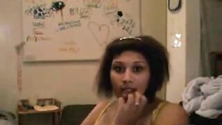 Big-Titted Black BBW Webcam Show -2