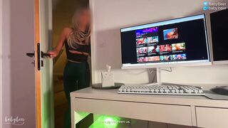 My First Ever Blowjob & Hard Deepthroat with My Stepbro - BabyBeer