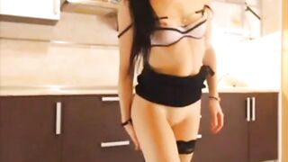 Russian Webcam Girl Dirty Talks and Strips -2