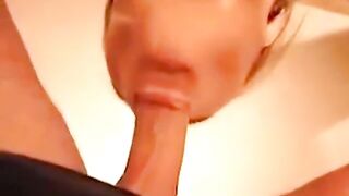 Svensk blond amatör suger Hardcore