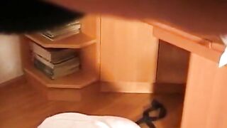 Redhead Secretary Gets Anal and Facial Reward