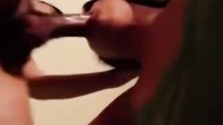 Holy Crap! He's Huge - Amateur Deep Throat