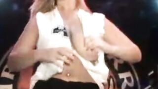 Busty Amateur Flashes in Public