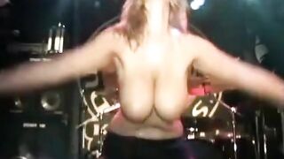 Busty Amateur Flashes in Public