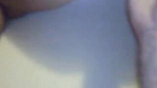 Fisting Her Black Pussy on Webcam