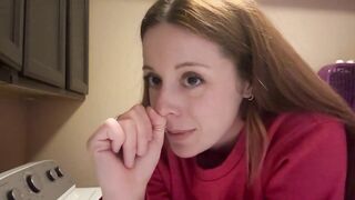 Riding the Dryer to a Hard Orgasm in my Air Bnb