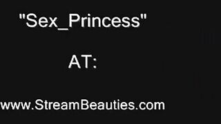 Squirting webcam babe with her cat